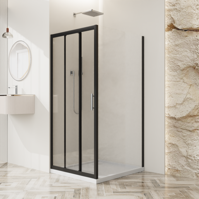 Душевой уголок BELBAGNO UNO-195-AHF-31-110/80-C-Cr